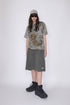 Mayte × Cycle ECHO STAR WASHED HALF PANTS -CHARCOAL-